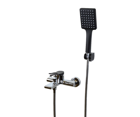 Смеситель для ванны Bronze de Luxe Element (EL03CB) с душем хром | черный