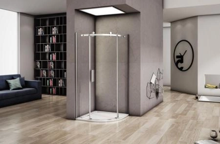 Душевой уголок GOOD DOOR ALTAIR R-100-C-CH- Модель только левосторонняя 100x100 прозрачное