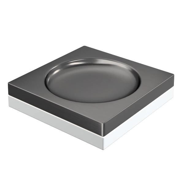 Мыльница Boheme квадратная Qubic Gun Metal 10960-GM