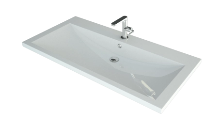 Раковина Madera Alice 900 литьевой мрамор