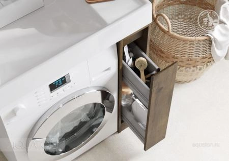 Тумба под раковину AQUATON Лондри 20 Дуб Рустикальный без фасада 1A267101LHDR0