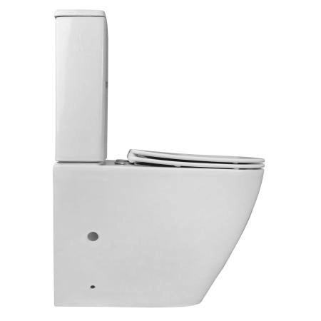 Унитаз напольный Azario LEVANTO 620x380x830 безободковый  и сиденье микролифт (AZ-1228A)