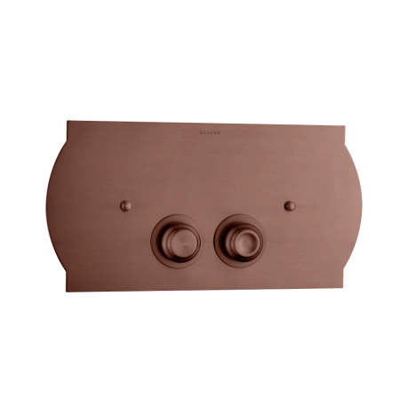 Кнопка для инсталляции Boheme нержавеющая сталь Copper Brushed 651-CB