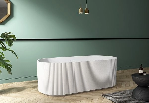 Акриловая ванна ABBER AB9325-1.7 отдельностоящая цвет белый