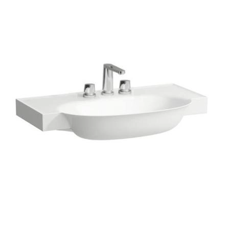 Laufen New Classic Раковина накладная 80х48х7.5см, с 3 отв., без перелива, цвет: белый