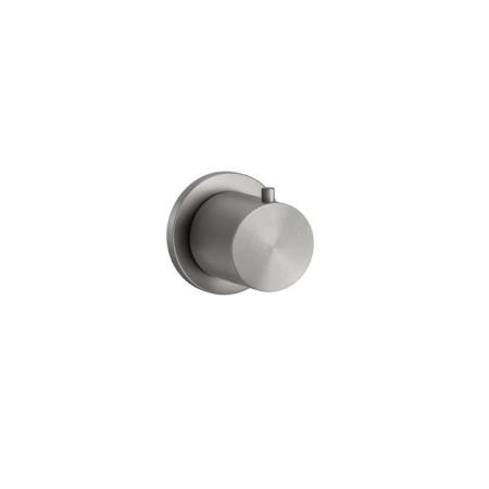 Gessi 316 Запорный вентиль встраиваемый, резьба 3/4", внешняя часть, цвет: steel brushed