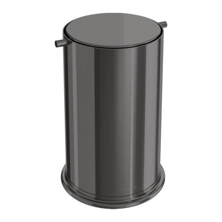 Ведро Boheme для мусора с вращающейся крышкой Shine Gun Metal 10916-SGM
