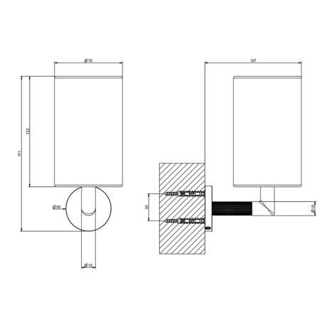 Gessi Anello Стакан, подвесная, цвет: Finox Brushed Nickel/белый