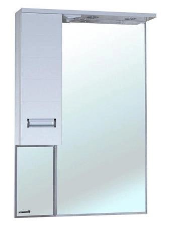 Зеркало-шкаф Bellezza Сиена 60 L с подсветкой белый