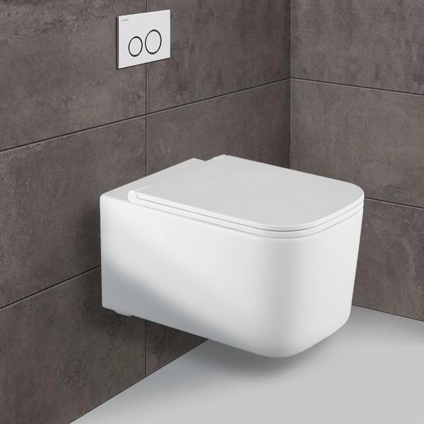 Унитаз подвесной Vincea Ultra VT1-32 безободковый, цвет белый, ультратонкое soft-close сиденье