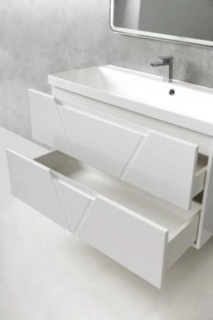 Раковина Belbagno BB1000/450-LV-MR-AST из литьевого мрамора, 1000x450x150