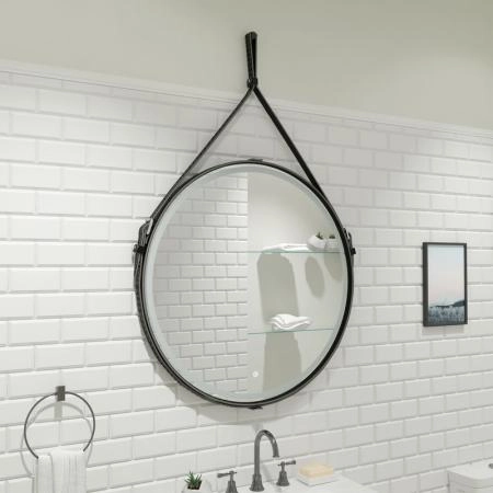 Зеркало Континент Milenium Black d800 ЗЛП1798 с подсветкой