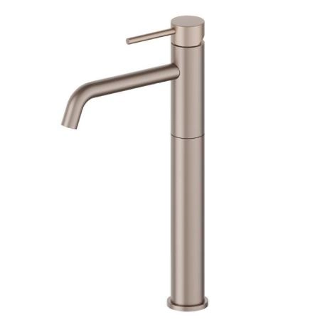 Newform XT Смеситель для раковины, 1 отв., высокий, длинный излив, цвет: carbon satin copper glossy