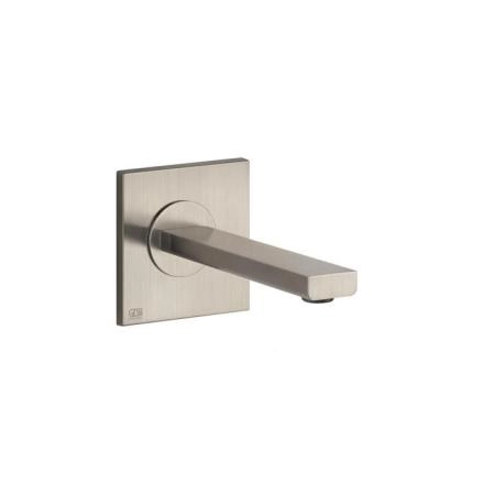 Gessi Emporio Via manzoni Настенный излив короткий, комбинируемый с удаленным управлением, цвет: Finox Brushed Nickel