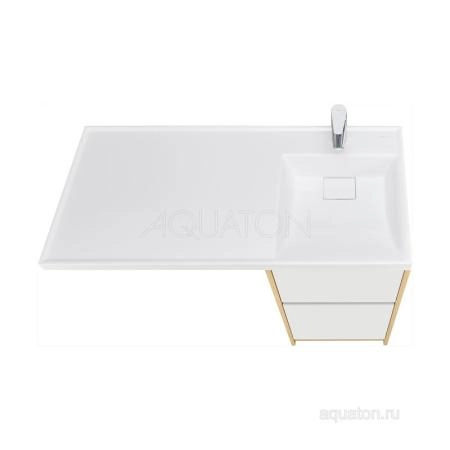 Тумба под раковину AQUATON Лондри 40 Дуб Сантана без фасада 1A267001LH0C0