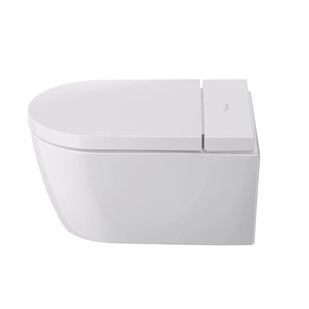 Duravit Starck f Pro Compact Комплект унитаз-биде, Сиденье для унитаза-биде SensoWash #612001012000310 и унитаз Duravit Rimless #2510092000, цвет: белый