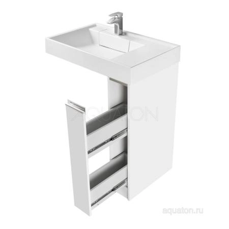 Тумба под раковину Aquaton Лондри 1A236101LH010 20 см с ящиком,белый