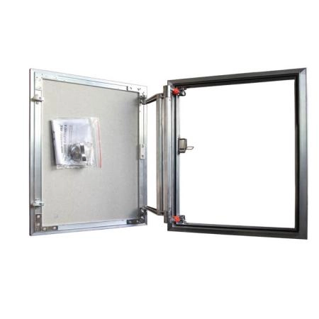 Ревизионный люк Евроформат АТР 30-30 настенный под плитку ПРАКТИКА