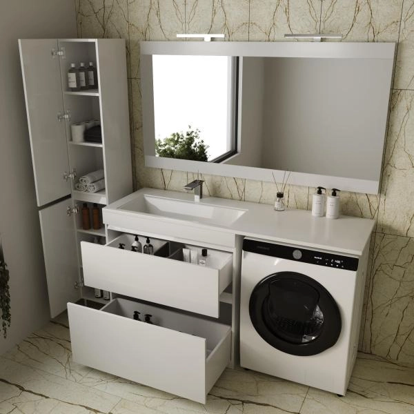 Зеркало Style Line Даллас 150, Люкс белое