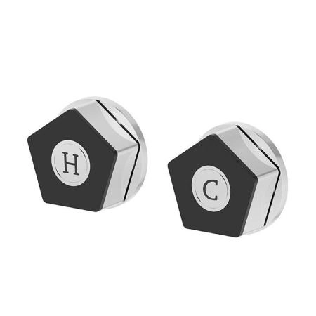 Newform ParkLE Смеситель для душа, настенный, на 1 поток, цвет: хром/черный матовый