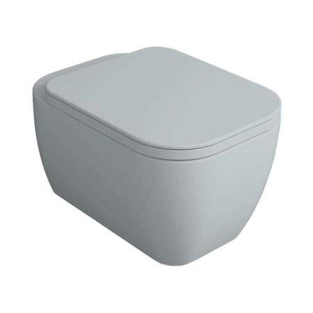 Simas Henges Унитаз подвесной 38х55см.,безободковый, цвет: tela matt