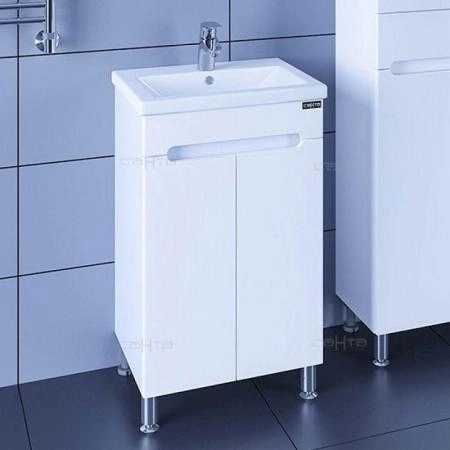 Тумба под раковину СаНта Лондон 50 224014, напольная (2 ящ.)