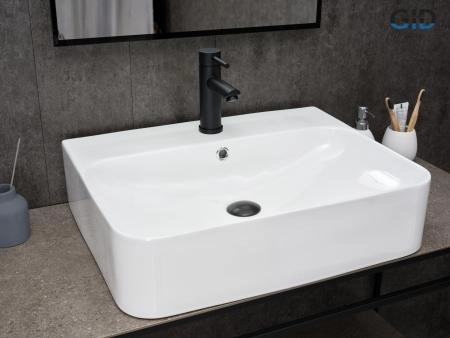 Раковина Gid N9258 на столешницу 60 Белый