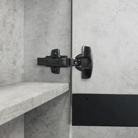 Зеркало-шкаф Comforty Эдинбург-60 00-00002043 бетон светлый