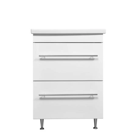 Тумба под умывальник Stella Polar Ванесса 60, 2 ящ., напольная Сомо 60