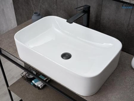 Раковина Gid N9599 на столешницу 61 Белый