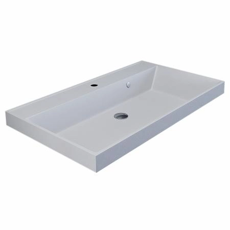 Раковина кварцевая Uperwood Classic Quartz 80 см, белая матовая, жасмин