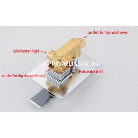 Душевая система Gappo G7107 хром