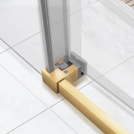 Душевая дверь Vincea Slim Soft VDS-1SS110CLG, 1100, брашированное золото, стекло прозрачное