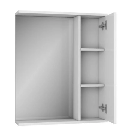 Зеркало-шкаф UNCORIA Рейн 60 см белое (без эл)