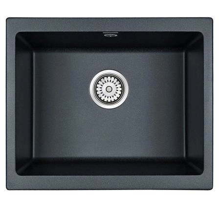 Мойка для кухни Paulmark GERA, PM205546-BLM, черный металлик, 555х460, подст. мон. Paulmark