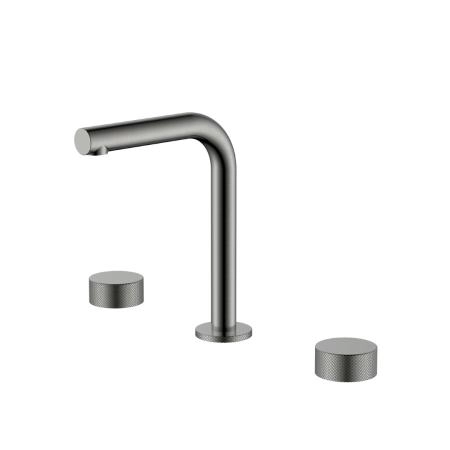 Смеситель на столешницу Boheme STICK TOUCH на 3 отв. Gun Metal 152-GM.2
