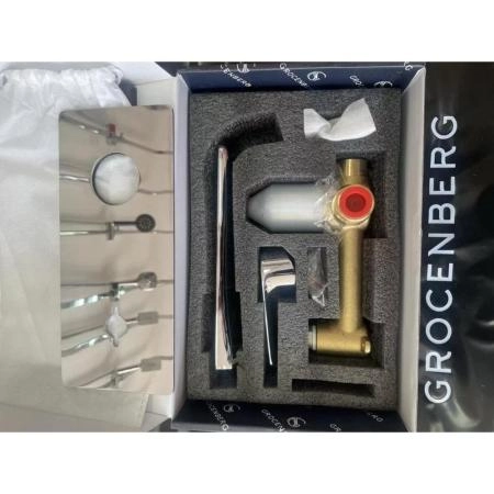 Смеситель GROCENBERG GB599CR для раковины встраиваемый, хром