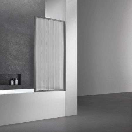 Душевая шторка Vincea VSB-41700FLGM, 700*1400, вороненая сталь, стекло рифленое