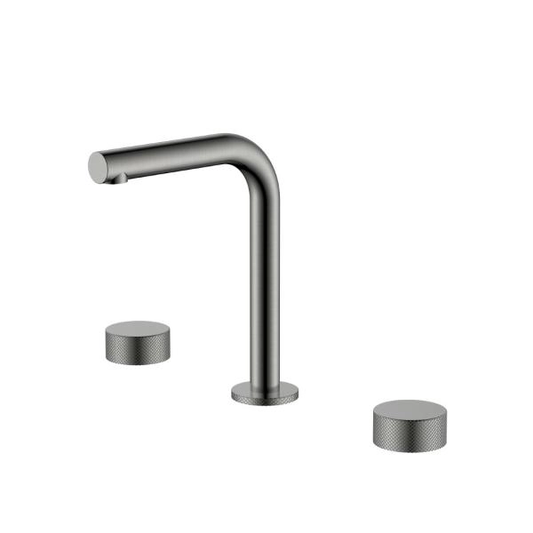 Смеситель на столешницу Boheme STICK TOUCH на 3 отв. Gun Metal 152-GM.2