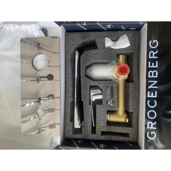 Смеситель GROCENBERG GB599CR для раковины встраиваемый, хром