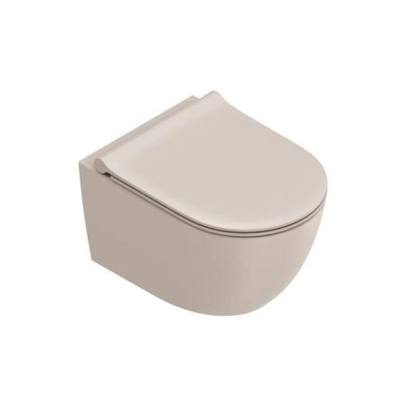 Catalano Sfera Унитаз подвесной 50x35см, безободковый, смыв Tornado, покрытие Twinglaze+, цвет: Seta Satinato