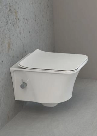 Mirage подвесной унитаз Boheme с биде глянец белый 965-2