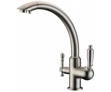 Смеситель для кухни ZORG Sanitary (ZR 314 YF-33 SATIN) бежевый
