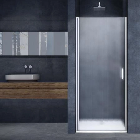 Душевая дверь Vincea Alpha VDP-3AL800MT , хром, стекло текстурное