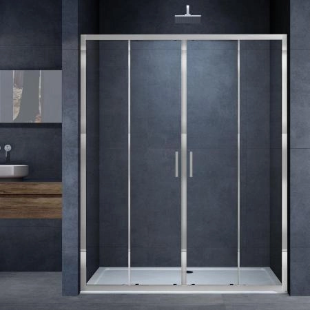 Душевая дверь Vincea Alpha VDS-3AL2170MT, 1700, хром, стекло текстурное