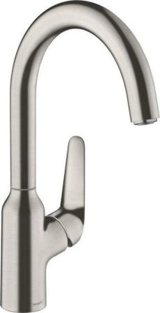 Hansgrohe Focus M42 71802800 Смеситель для кухни 223 мм, излив, сталь