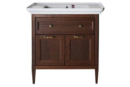 Тумба под раковину ASB-Woodline Гранда 85 Антикварный Орех