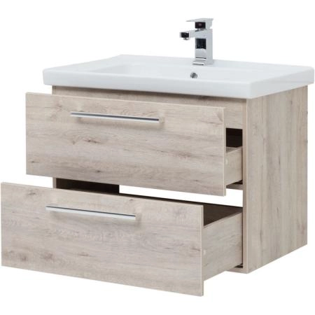 Тумба Dreja GIO 80 см под умывальник дуб кантри, подвесная