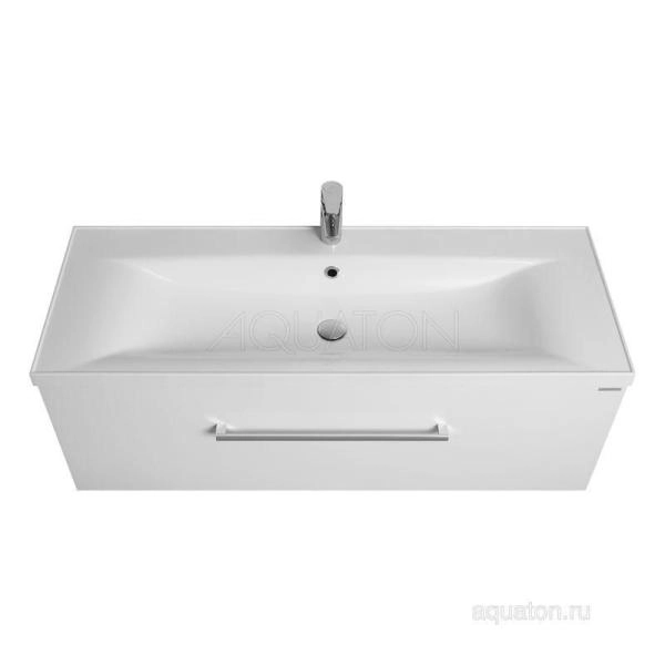 Тумба под раковину Акватон Мадрид 120 см цвет белый