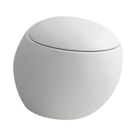 Laufen Alessi One Унитаз подвесной 58х39см, безободковый, покрытие LCC, цвет: белый матовый